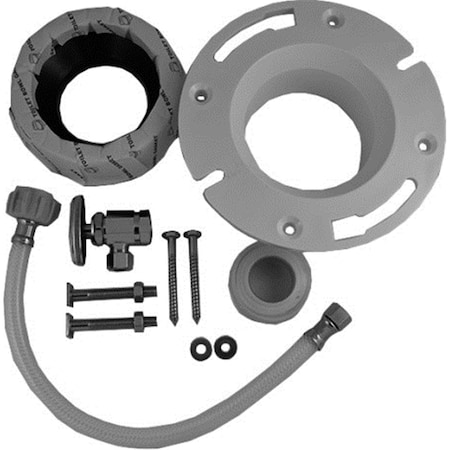 Procomfort 14170000 2nd Floor Mounting Set For Toilet 0.5 in. Connection PR3313421